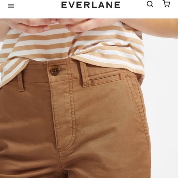 Everlane The Lightweight Relaxed Fit Chino Tan Khaki 0 - Picture 2 of 14